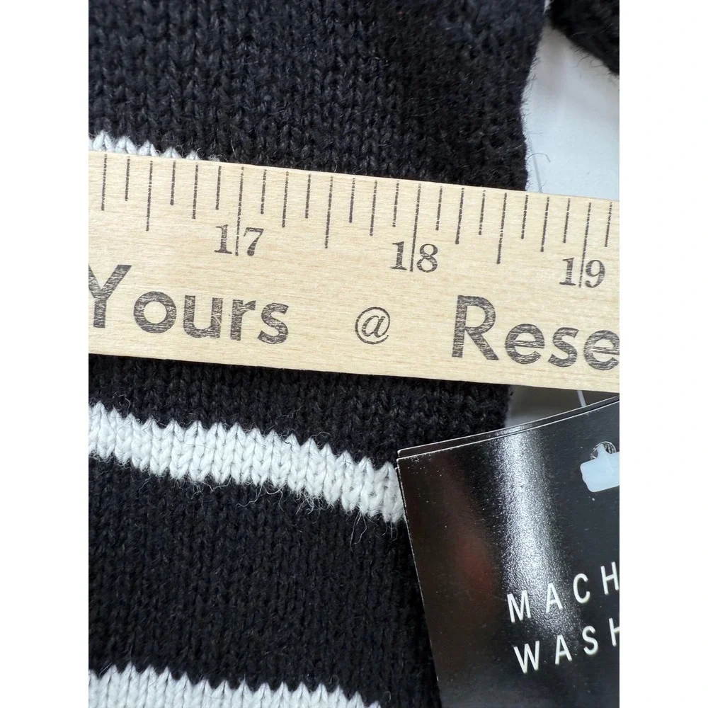 Vintage Sag Harbor Sweater Medium Petite Striped Boat‎ Nautical Embroidered NEW - Picture 6 of 8
